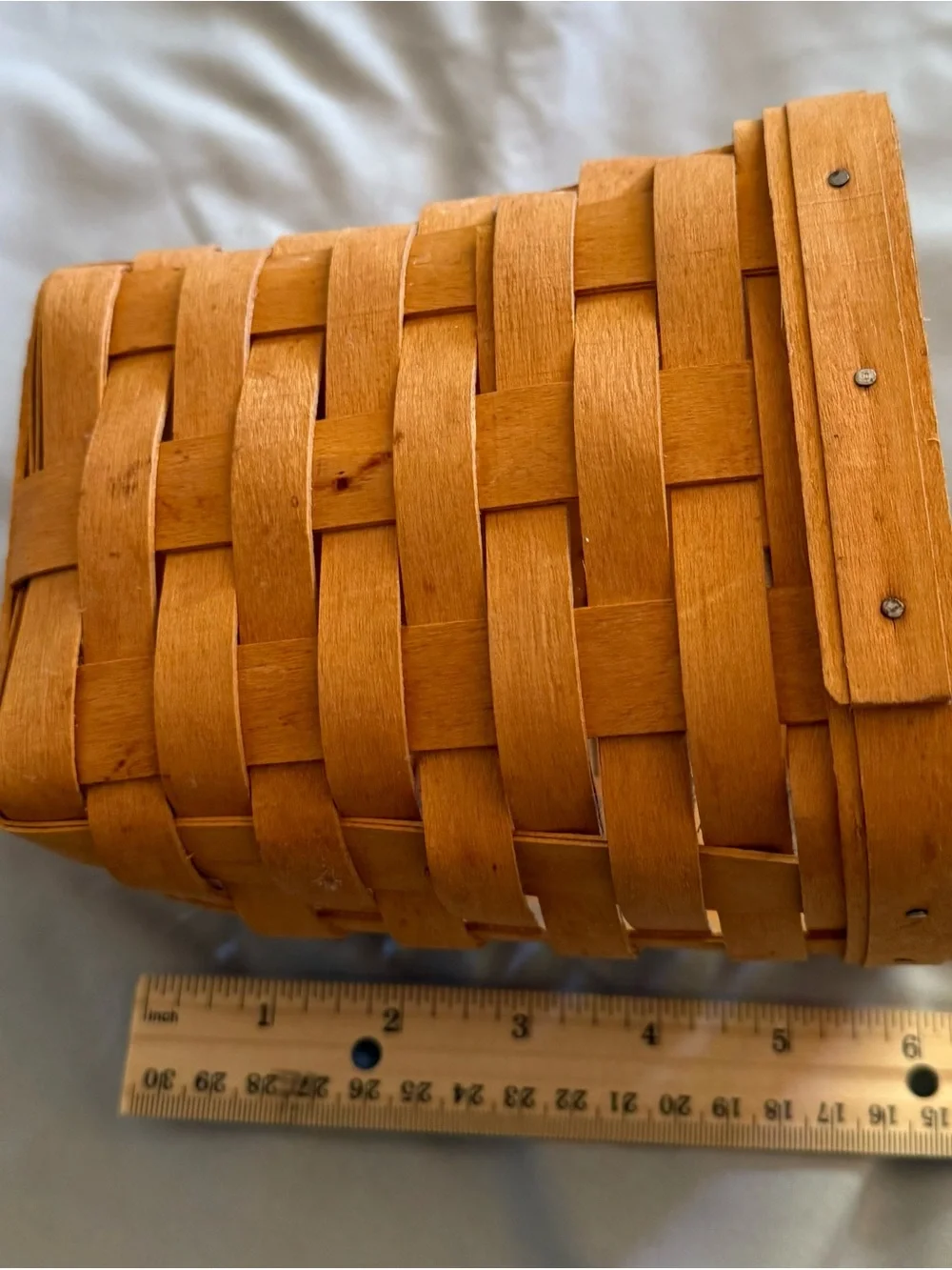 Longaberger Small Woven Basket in Warm Brown